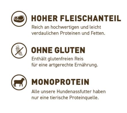 Classic Adult Lamm mit Reis, Zucchini, Wildkräutern und Distelöl