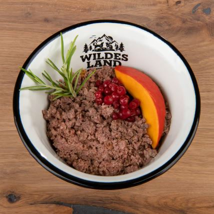 Puppy Huhn mit Karotte, Apfel und Wildkräutern 400g